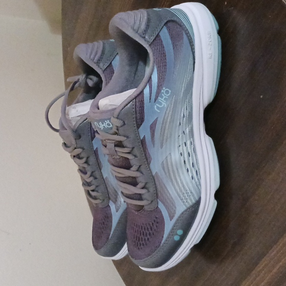 Ryka Mesh Lace-Up Walking Sneakers Re-Zorb - 7 Wide